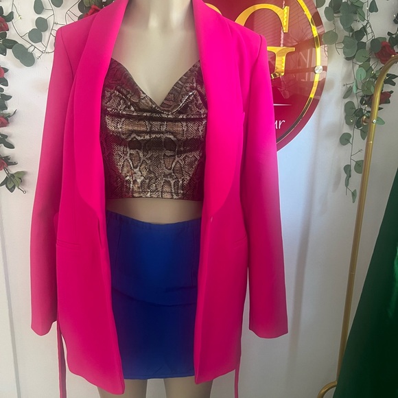 Blazer fucsia marca Zara - Picture 3 of 5